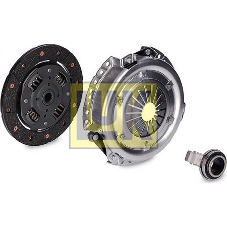 Kupplungssatz Kupplungssatz mit Lager Mit Kupplungsdeckel mit Druckplatte 170 mm FIAT CINQUECENTO PANDA SEICENTO FIAT PANDA (141_), Schrägheck-Van, 01.1986 - 02.2004 LUK 617 0474 11