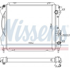 Radiator. racire motor Radiator motor se potriveste. RENAULT CLIO I 1.8 RENAULT CLIO I (B/C57_, 5/357_), Hatchback, 05.1990 - 09.1998 Nissens 63967A