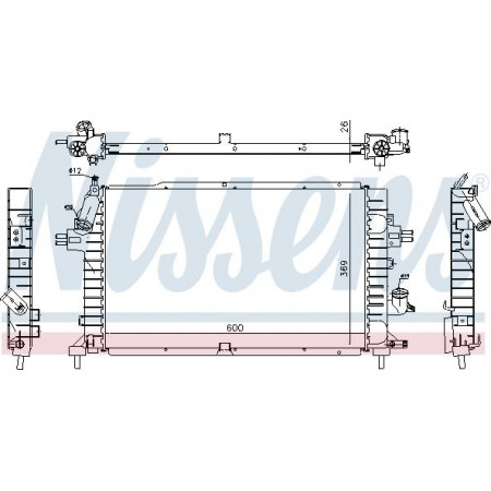 Termosifone. raffreddamento motore Radiatore motore Adattamento manuale. OPEL ASTRA H ASTRA H CLASSIC ASTRA H GTC ASTRA H-KOMBI ZAFIRA B ZAFI VAUXHALL ZAFIRA Mk II (A05), Cabina, 04.2005 - 11.2014 Nissens 63029A