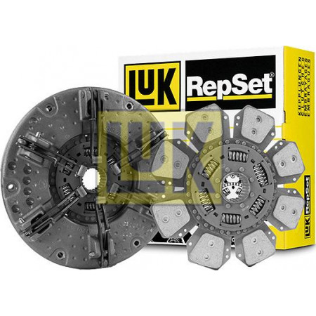 Kit d'embrayage Kit d'embrayage 310mm CASE-STEYR 9000 LANDINI 10000 MASSEY FERGUSON 3000 VALMET MEGA LUK 631 0878 09