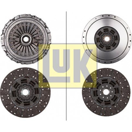 Kupplungssatz Doppelscheibenkupplungssatz mit Lager 400 mm VOLVO FH FH II FH12 FH16 FM FM12 FMX FMX II 08.93- VOLVO FH12 (FH12 42T/42R), 08.1993 - LUK 640 3027 18