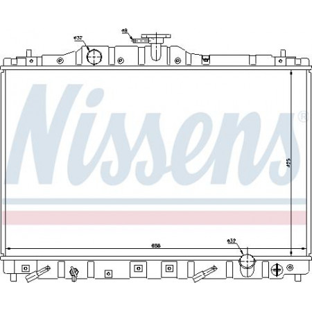 Radiator. engine cooling Engine radiator Manual fits. HONDA LEGEND II 3.2 HONDA LEGEND II (KA), Sedan, 01.1991 - 03.1996 Nissens 63313