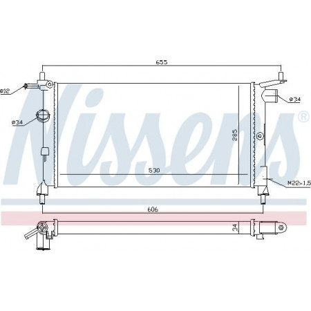 Radiador. resfriamento do motor Radiador do motor Ajustes manuais. CHEVROLET CORSA TIGRA OPEL COMBO-MINIVAN CORSA B CORSA B-HATCHBACK T VAUXHALL CORSAVAN Mk I (S93), Hatchback Van, 01.1994 - 09.2000 Nissens 632851