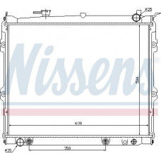 Kühler. Motorkühlung Motorkühler passt. MAZDA MPV I 3.0 MAZDA MPV I (LV), Van, 09.1988 - 09.1999 Nissens 62435
