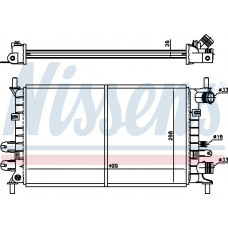 Radiador. resfriamento do motor O radiador do motor se encaixa. FORD ESCORT V ESCORT V EXPRESS ESCORT VI ESCORT VI-KOMBI ORION III 1.3-1.4 FORD ESCORT V (ANL), Turismo, 07.1990 - 01.1995 Nissens 62163