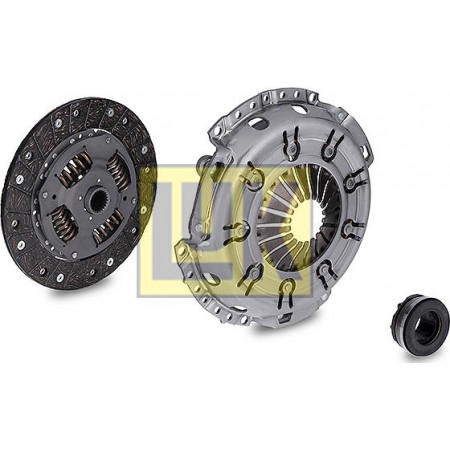 Clutch kit Clutch kit with bearing 210mm fits. AUDI 100 C3 A4 B5 A8 D2 VW PASSAT B5 1.6-2.5D-4.2 01.90-09.01 VW PASSAT V (3B2), Sedan, 08.1996 - 12.2001 LUK 621 1738 00