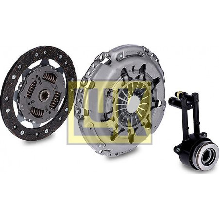 Clutch kit Clutch kit with hydraulic bearing 210mm FORD FIESTA V FUSION MAZDA 2 1.6 11.01-11.09 FORD FIESTA V (JH_, JD_), Hatchback, 11.2001 - 12.2014 LUK 621 3008 34