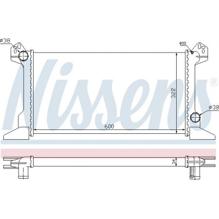 Radiator. racire motor Radiator motor Manual se potriveste. FORD TRANSIT 2.0-2.5D FORD TRANSIT (E_), Cadru de sprijin, 04.1991 - 08.1994 Nissens 62177
