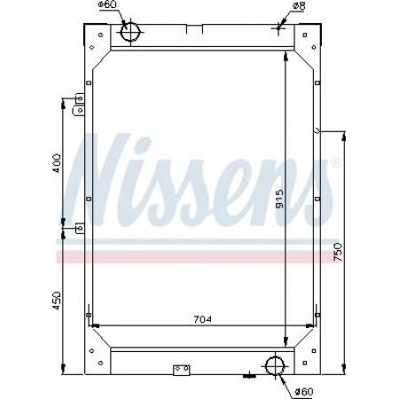 Radiador. resfriamento do motor Radiador do motor com encaixe na estrutura. MAN F90 F90 UNTERFLUR D2840LF01-D2866LUL330 07.86-06.96 MAN F90 Unterflur, estrutura de suporte, 06.1986 - 09.1996 Nissens 62871