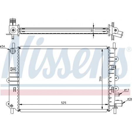 Radiador. Refrigeración del motor Radiador del motor Montaje manual con los primeros elementos adecuados. FORD ESCORT CLASSIC ESCORT V ESCORT V FORD ESCORT VI (GAL), Touring, 09.1992 - 01.1995 Nissens 62217A