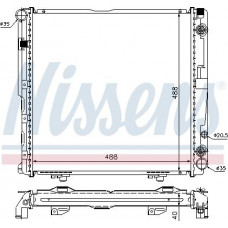 Kühler. Motorkühlung Motorkühler passt. MERCEDES 124 W124 E A124 E C124 E T-MODELL S124 E W124 2.0-2.2 MERCEDES-BENZ E-KLASSE (A124), Cabrio, 05.1993 - 03.1998 Nissens 62763A