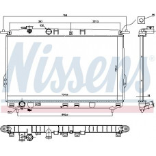 Radiateur. refroidissement du moteur Radiateur du moteur Montage manuel. HYUNDAI SONATA IV XG KIA MAGENTIS I 2.0-3.5 HYUNDAI SONATA IV (EF), Berline, 03.1998 - 12.2005 Nissens 67026