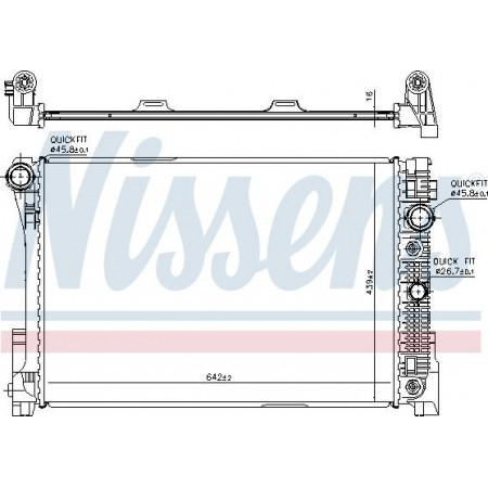Radiator. engine cooling Engine radiator Manual fits. MERCEDES C C204 C T-MODEL S204 C W204 E A207 E C207 E T-MODEL S212 E MERCEDES-BENZ E-CLASS (A207), Convertible, 01.2010 - 12.2016 Nissens 67161