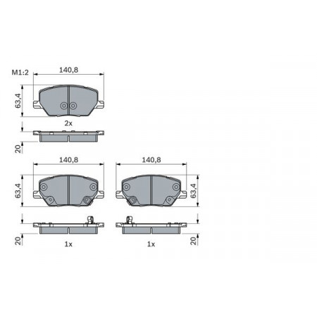 Set placute frana.frana disc Set placute frana Fata se potriveste. ALFA ROMEO TONALE FIAT 500X JEEP COMPASS RENEGADE 1.0-2.0D 0 JEEP RENEGADE (BU, B1), Crossover, 07.2014 - BOSCH 0 986 494 941