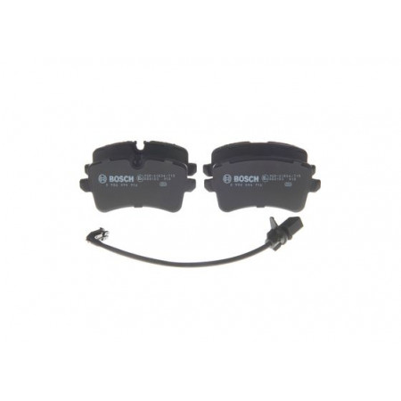 Conjunto de pastilhas de freio a disco Conjunto de pastilhas de freio traseiro se encaixa. AUDI A6 ALLROAD C7 A6 C7 A7 1.8-4.0 10.10-09.18 AUDI A5 (8F7), conversível, 02.2009 - 01.2017 BOSCH 0 986 494 916