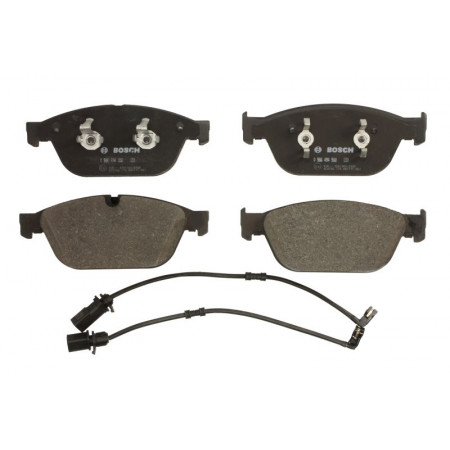Conjunto de pastilhas de freio.freio a disco Conjunto de pastilhas de freio Ajustes dianteiros. AUDI A8 D4 Q5 2.0-4.2D 11.09-01.18 AUDI Q5 (8RB), Crossover, 11.2008 - 12.2017 BOSCH 0 986 494 988