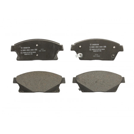 Set remblokken.schijfrem Set remblokken Voor past. CHEVROLET CRUZE ORLANDO TRAX VOLT OPEL AMPERA ASTRA J ASTRA OPEL ASTRA J (P10), Hatchback Van, 09.2009 - 10.2015 BOSCH 0 986 494 434