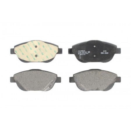 Brake pad set. disc brake Brake pad set Front with a damping pad fits. DS DS 3 DS 3 - DS 3 OPEL CORSA F C PEUGEOT 208 II (UB_, UP_, UW_, UJ_), 06.2019 - BOSCH 0 986 494 564