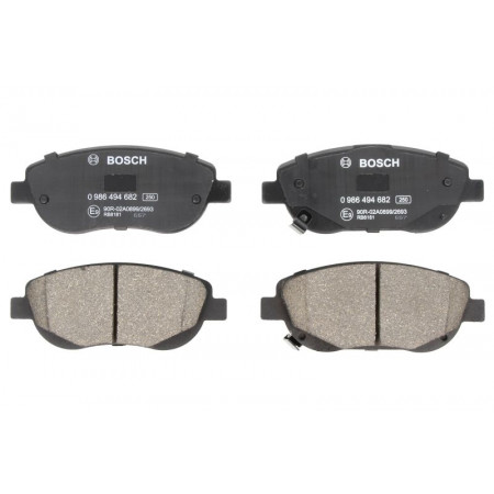 Set of brake pads.disc brake Set of brake pads Front fits. TOYOTA AVENSIS VERSO 1.6-2.2D 11.08-10.18 TOYOTA VERSO (_R2_), Van, 04.2009 - 08.2018 BOSCH 0 986 494 682