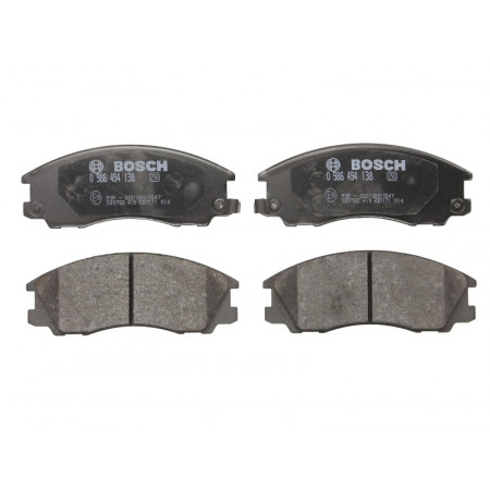 Set remblokken.schijfrem Set remblokken Voor past. HYUNDAI TERRACAN 2.5D-2.9D-3.5 11.01-12.06 HYUNDAI TERRACAN (HP), Crossover, 06.2001 - 03.2008 BOSCH 0 986 494 138