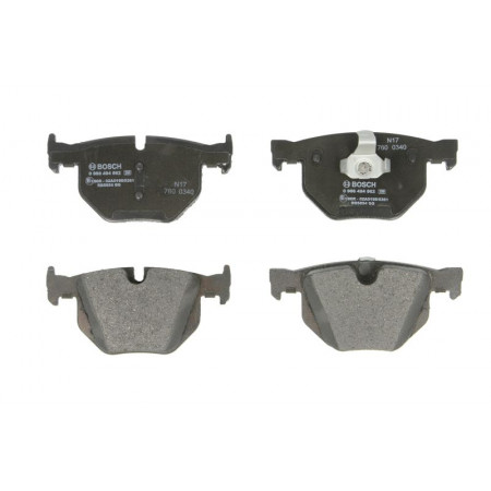 Conjunto de pastilhas de freio a disco Conjunto de pastilhas de freio traseiro se encaixa. BMW X5 E70 X5 F15 F85 X6 E71 E72 X6 F16 F86 2.0-4.8 10.06-0 BMW X5 - III (F15, F85), Crossover, 08.2013 - 07.2018 BOSCH 0 986 494 862