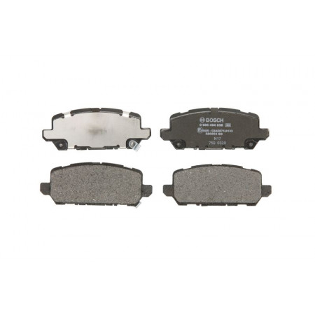 Jeu de plaquettes de frein à disque Le jeu de plaquettes de frein arrière avec plaquette d'amortissement s'adapte. HONDA ACCORD IX HR-V 1.5-3.5 09.1 HONDA HR-V (RU), Crossover, 11.2014 - BOSCH 0 986 494 838