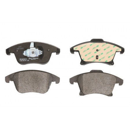 Remblokkenset.schijfrem Blokkenset rem Voorzijde voorzien van slot waar een dempingsblok op past. FORD GALAXY III MONDEO V FORD GALAXY MK III (CK), Van, 03.2019 - BOSCH 0 986 494 837