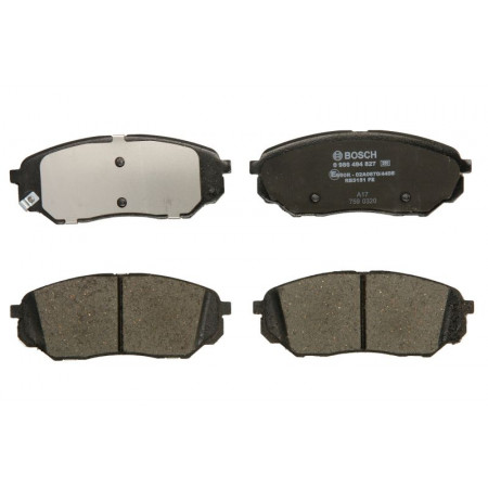 Set placute frana.frana disc Set placute frana Fata se potriveste. KIA SORENTO III 2.0D-2.2D-2.4 01.15- HYUNDAI SANTA FE IV (TM, TMA), Crossover, 02.2018 - BOSCH 0 986 494 827