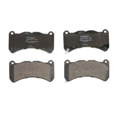 Set remblokken.schijfrem Set remblokken Voor past. LEXUS IS II 5.0 11.07-03.13 LEXUS IS II (_E2_), Sedan, 08.2005 - 04.2013 BOSCH 0 986 494 871