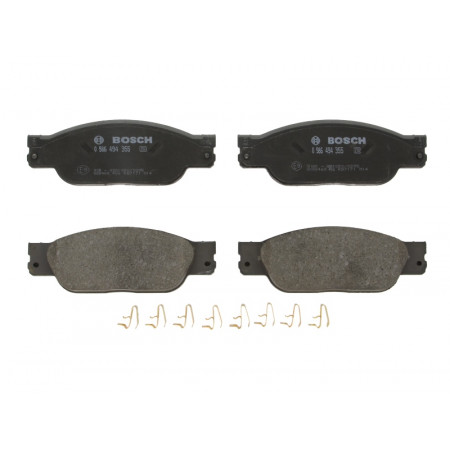 Set placute frana.frana disc Set placute frana Fata cu instructiuni de montare cu un tampon de amortizare se potriveste. JAGUAR JAGUAR S-TYPE (X200), Sedan, 10.1998 - 12.2008 BOSCH 0 986 494 355