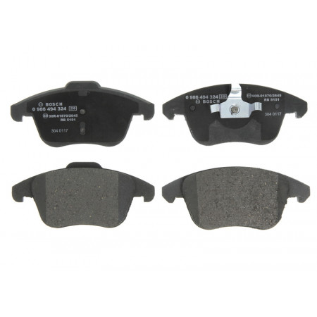Set placute frana.frana disc Set placute frana Fata cu lacat cu un tampon de amortizare se potriveste. DS DS 4 DS 5 CITROEN C4 G PEUGEOT 5008 (0U_, 0E_), Dubita, 06.2009 - 03.2017 BOSCH 0 986 494 324