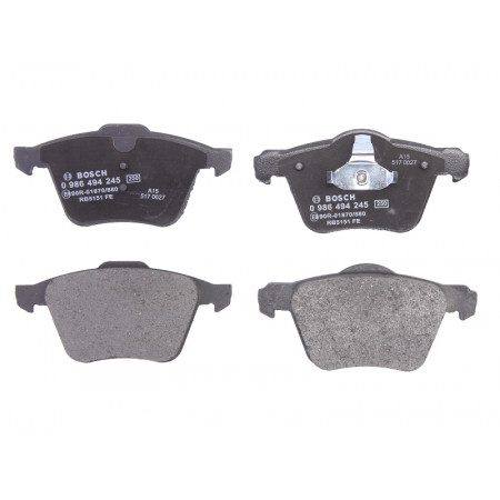 Set remblokken.schijfrem Set remblokken Voor past. VOLVO S60 II S80 II V60 I ​​V70 III V70 III-KOMBI XC70 II FORD VOLVO V60 I ​​(155, 157), Touring, 07.2010 - BOSCH 0 986 494 245