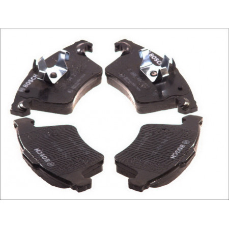 Conjunto de pastilhas de freio.freio a disco Conjunto de pastilhas de freio Ajustes dianteiros. VW CALIFORNIA T5 CAMPER MULTIVAN T5 TRANSPORTER T5 1.9D-3.2 VW TRANSPORTER VI (SFD, SFE, SFL, SFZ), estrutura de suporte, 04.2015 - BOSCH 0 986 494 203
