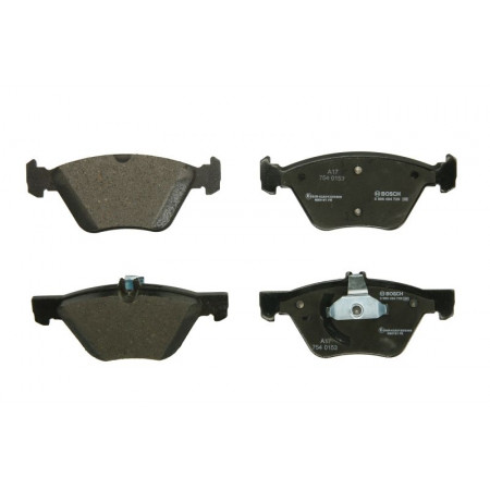 Set of brake pads.disc brake Set of brake pads Front fits. MERCEDES CLK A208 CLK C208 E T-MODEL S210 E T-MODEL S211 E V MERCEDES-BENZ S-CLASS (W220), Sedan, 09.1998 - 08.2005 BOSCH 0 986 494 729