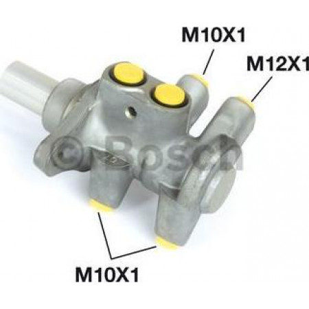Zentralpumpe, Bremse FORD FIESTA V (FIESTA/JC3 / JC), Van, 05.2002 - 12.2010 BOSCH 0 986 481 063