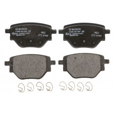 Set di pastiglie freno a disco. Set di pastiglie freno posteriori adatte. CITROEN C4 III C4 X OPEL CORSA F CORSA F-HATCHBACK PEUGEOT PEUGEOT 301 (D), Berlina, 11.2012 - BOSCH 0 986 424 988