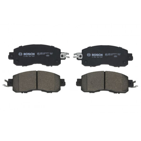 Set remblokken.schijfrem Set remblokken Voor past. NISSAN LEAF Elektrisch 11.10- NISSAN TEANA III (J33, L33), Sedan, 09.2013 - BOSCH 0 986 424 509