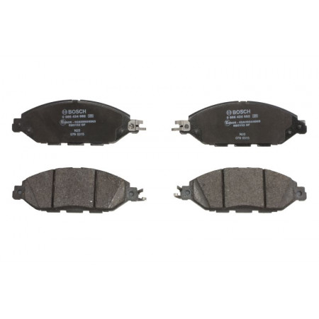 Set remblokken.schijfrem Set remblokken Voor past. NISSAN MURANO III PATHFINDER IV 2.5H-3.5 09.13- INFINITI JX (L50), Crossover, 09.2012 - BOSCH 0 986 424 682