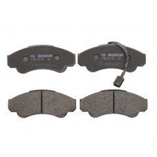 Set of brake pads.disc brake Set of brake pads Front fits. CITROEN JUMPER I FIAT DUCATO PEUGEOT BOXER 2.0-2.8D 01.97-12 PEUGEOT BOXER (244), Support frame, 12.2001 - BOSCH 0 986 424 769
