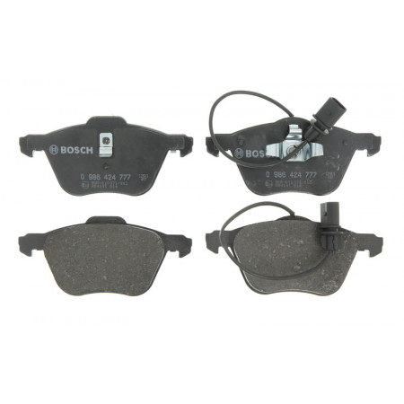 Set remblokken.schijfrem Set remblokken Voor past. FORD GALAXY I GALAXY MK I SEAT ALHAMBRA VW CALIFORNIA T4 CAM VW TRANSPORTER IV (70B, 70C, 7DB, 7DK, 70J, 70K, 7DC, 7DJ), Bus, 09.1990 - 08.2004 BOSCH 0 986 424 777