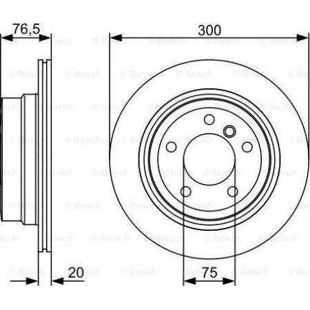 Disco freno BMW 1 (E82), Vano, 10.2006 - 10.2013 BOSCH 0 986 479 496