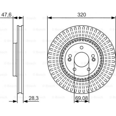 Disco de freno KIA CEED (CD), Hatchback Van, 03.2018 - BOSCH 0 986 479 A21