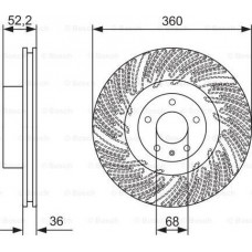 Disco de freno AUDI A7 (4GA, 4GF), Sportback, 07.2010 - 05.2018 BOSCH 0 986 479 D27