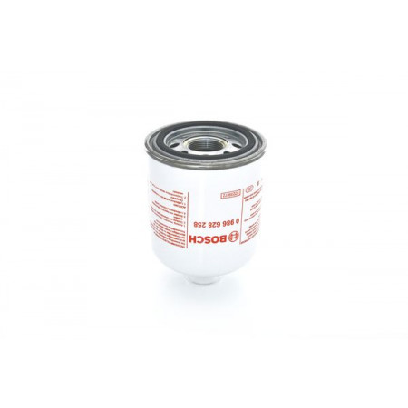 Élément filtrant du sécheur d’air. Compresseur Cartouche avec séparateur d'huile sécheur d'air x125mm 1 1-4 pression avant-arrière droite 13ba SCANIA 4 - série (LA4X2), 05.1995 - 04.2008 BOSCH 0 986 628 258