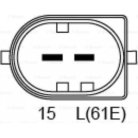 Adatto per alternatore 14 V 150 A. BMW 5 E39 7 E38 X5 E53 LAND ROVER RANGE ROVER III 3.5-4.6 02.96-08.05 BMW 5 Touring IV (E39), Touring, 09.1996 - 06.2004 BOSCH 0 986 041 750
