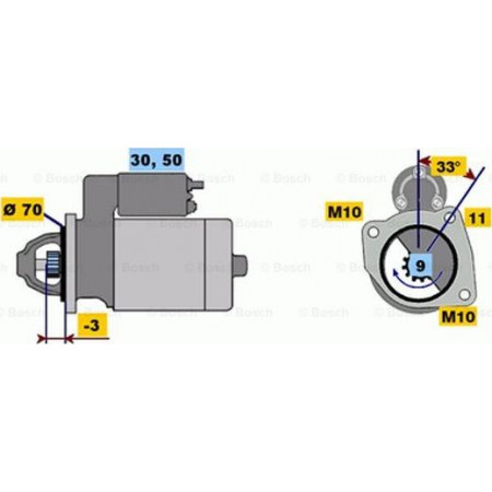 Motore elettrico BOSCH 0 986 017 470