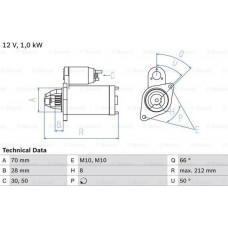 Démarreur démarreur 12V 14kW convient. SUZUKI GRAND VITARA II IGNIS I IGNIS II JIMNY LIANA SWIFT III SWIFT IV SX4 WAGON R 1.3 SUZUKI IGNIS I (FH), Crossover, 10.2000 - 12.2005 BOSCH 0 986 023 230