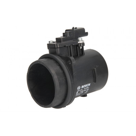 Air flow sensor Air flowmeter 4 pin module fits. DS DS 3 CITROEN BERLINGO BERLINGO MULTISPACE BERLINGO-MINIVAN C3 II C3 PICASSO PEUGEOT PARTNER (7*****), Support frame, 01.2009 - BOSCH 0 986 280 702