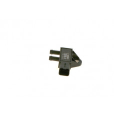 Sensor. exhaust gas pressure Exhaust smoke pressure sensor number of pins. 3 fits. DS DS 3 DS 4 DS 5 CITROEN BERL PEUGEOT BOXER (250), Support frame, 04.2006 - BOSCH 0 986 280 714