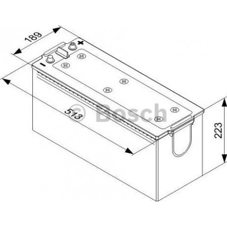 Bateria de arranque MAN F9, 01.1983 - 12.1986 BOSCH 0 092 T40 750